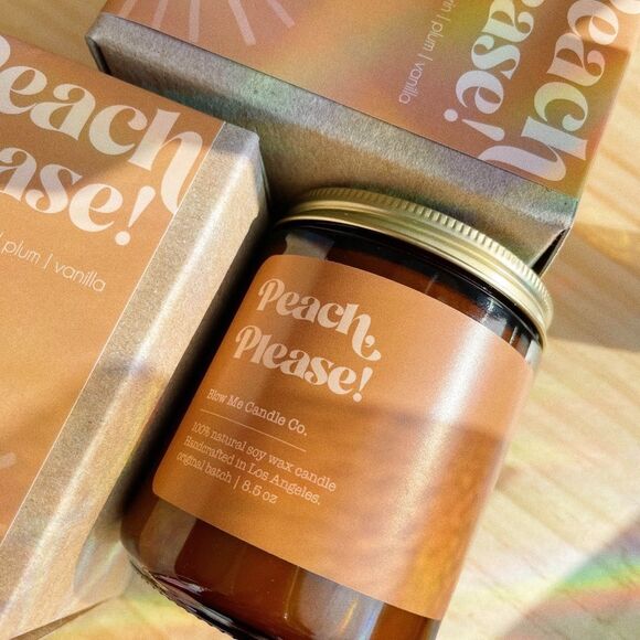 Blow Me Candle Co. Other - Blow Me Candle Co. Peach, Please!